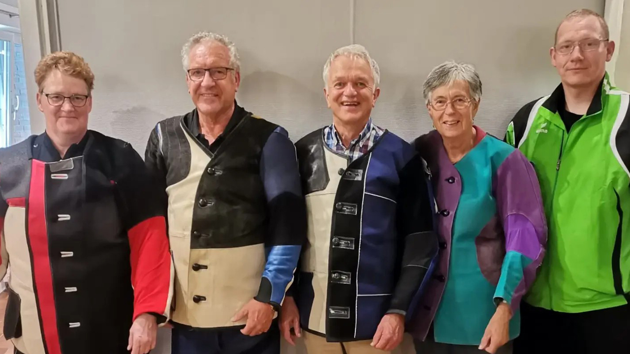 SSV Kassau IV v.l.: Sabiene Hube, Bernd Hamdorf, Klaus Müller, Karin Schröder und Martin Hube