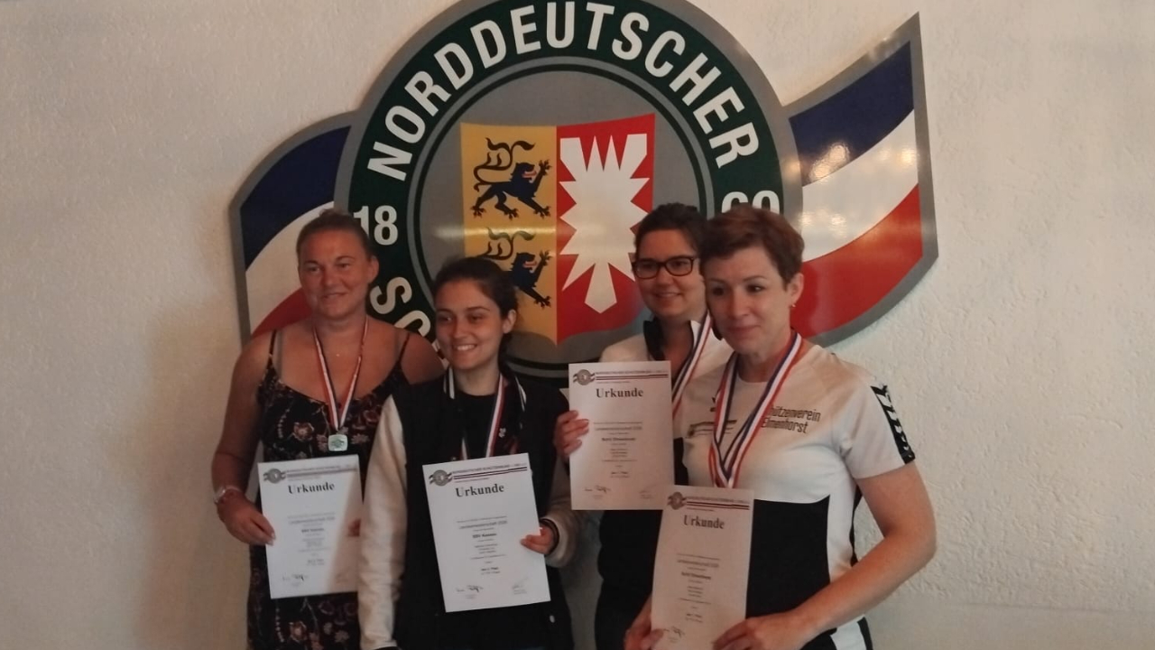 v.l.: Judith Viebrantz, Mathilda Chandisingh, Annika Frehe und Anja Burmeister